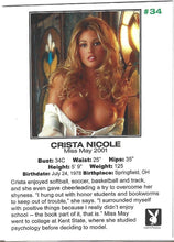 Load image into Gallery viewer, Playboy Centerfold Update 3 (2000 - 2002) Crista Nicole Card #34

