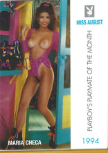 Load image into Gallery viewer, Playboy Centerfold Update 1 (1994 - 1996) Maria Checa Card #24
