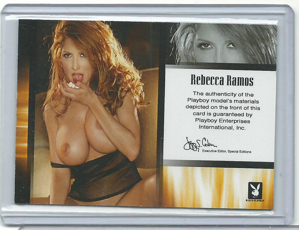 Playboy Too Hot To Handle Rebecca Ramos Worn Hot Memorabilia Card