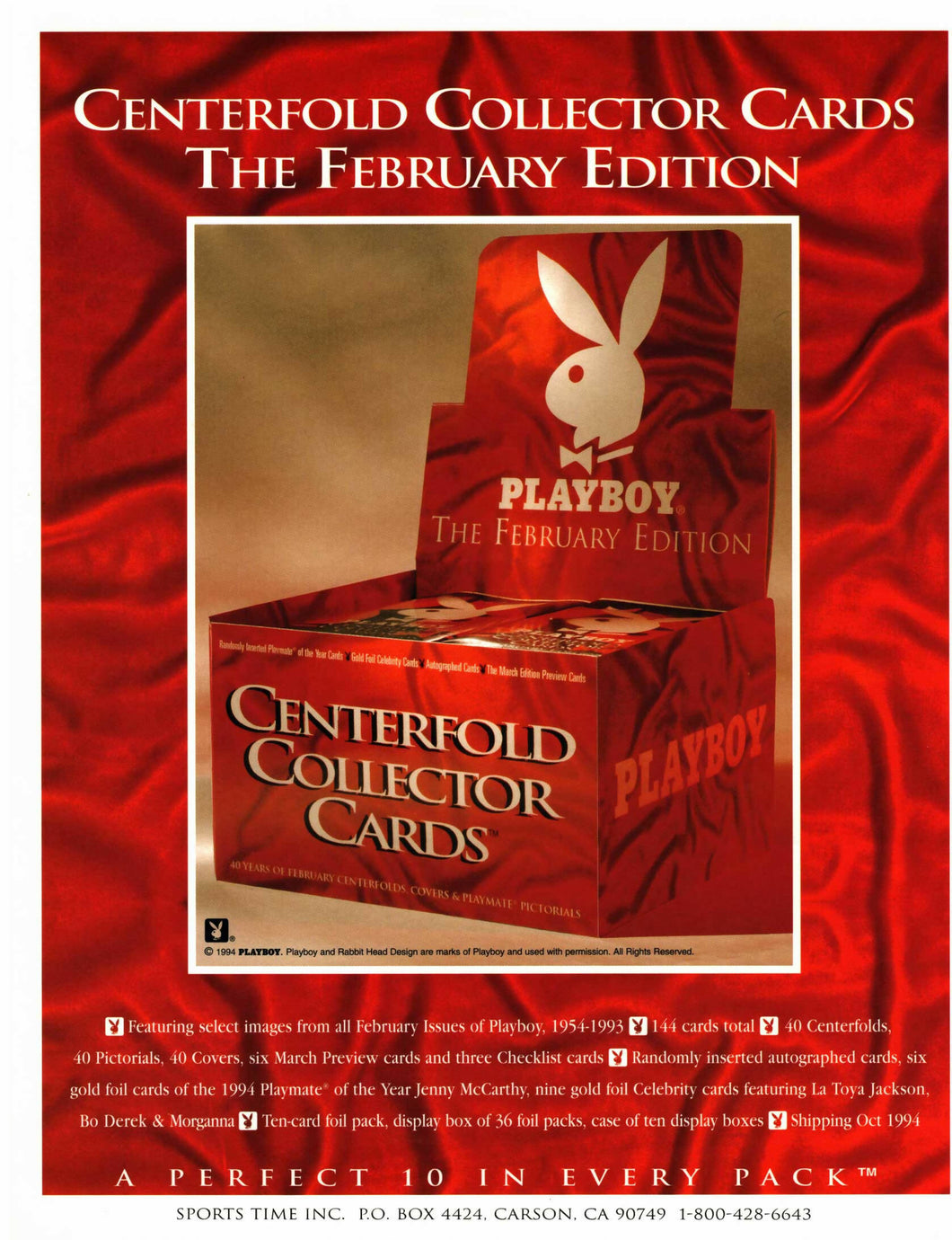 Playboy - February Edition sell sheet [8.5