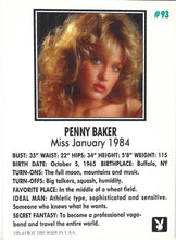 Load image into Gallery viewer, Playboy January Edition Penny Baker Card #93
