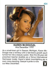 Load image into Gallery viewer, Playboy Centerfold Collector Cards 1997 Thru 1999 #24 Karen McDougal
