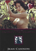 Load image into Gallery viewer, Playboy&#39;s Bare Assets Jean Cannon Pink Foil Archived Memorabilia Card
