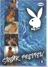 Load image into Gallery viewer, Playboy Barefoot Beauties Sneak Preview Wet &amp; Wild III Sarah Nowak # 98
