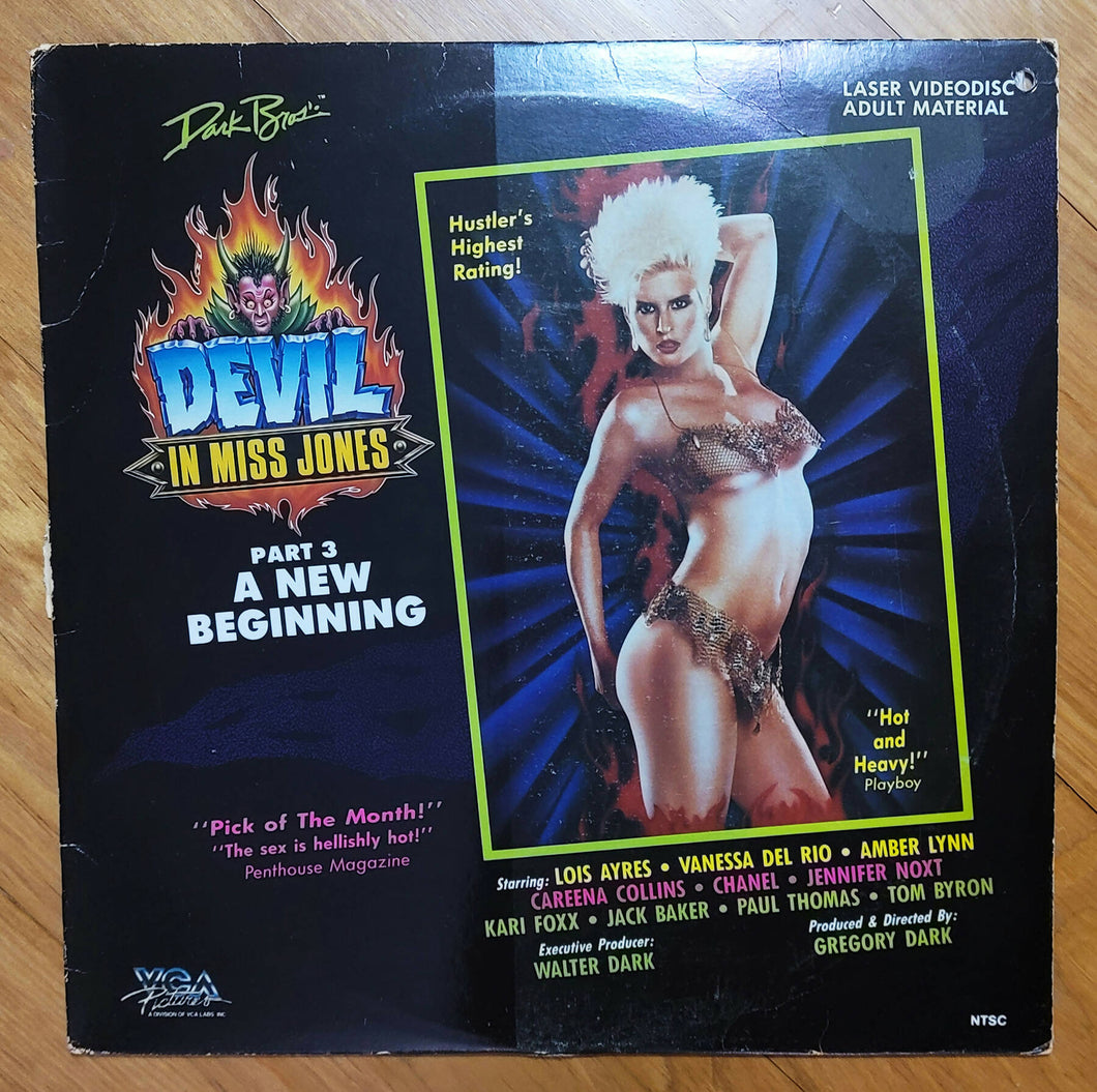 Devil in Miss Jones Part 3: A New Beginning (1986) - LASERDISC - Complete with Jacket, Disc and Sleeve. Great Working Condition - RARE and VHTF