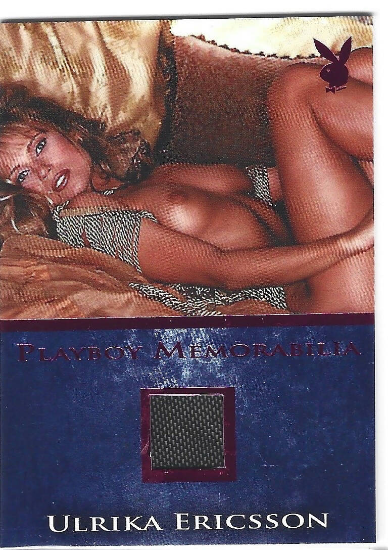 Playboy's Bare Assets Ulrika Ericsson Pink Foil Memorabilla Card