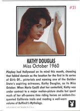 Load image into Gallery viewer, Playboy October Edition Kathy Douglas Card #21
