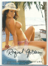 Load image into Gallery viewer, Playboy Lingerie Chest Raquel Gibson Autograph Card 1
