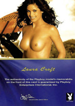 Load image into Gallery viewer, Playboy Centerfold Collector Cards 2006 Thru 2008 Memorabilia Card Laura Croft
