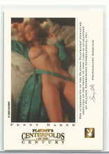 Load image into Gallery viewer, Playboy&#39;s Centerfolds Of The Century Penny Baker Autograph Card

