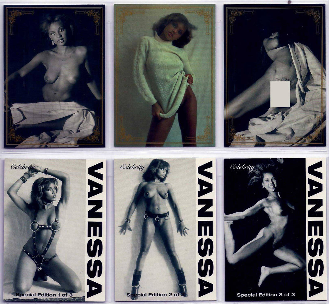 Hot Shots - Penthouse Returns - Vanessa Williams Special Ed subset [3 cards] [direct from HS version] [photo front & back]