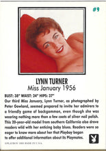 Load image into Gallery viewer, Playboy January Edition Lynn Turner Card #9
