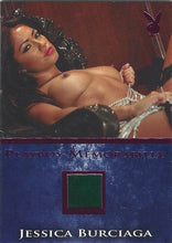 Load image into Gallery viewer, Playboy&#39;s Bare Assets Jessica Burciaga Pink Foil Memorabilla Card
