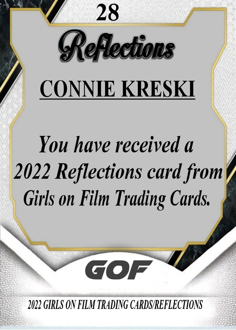 2022 GOF Reflections Connie Kreski Nude Card