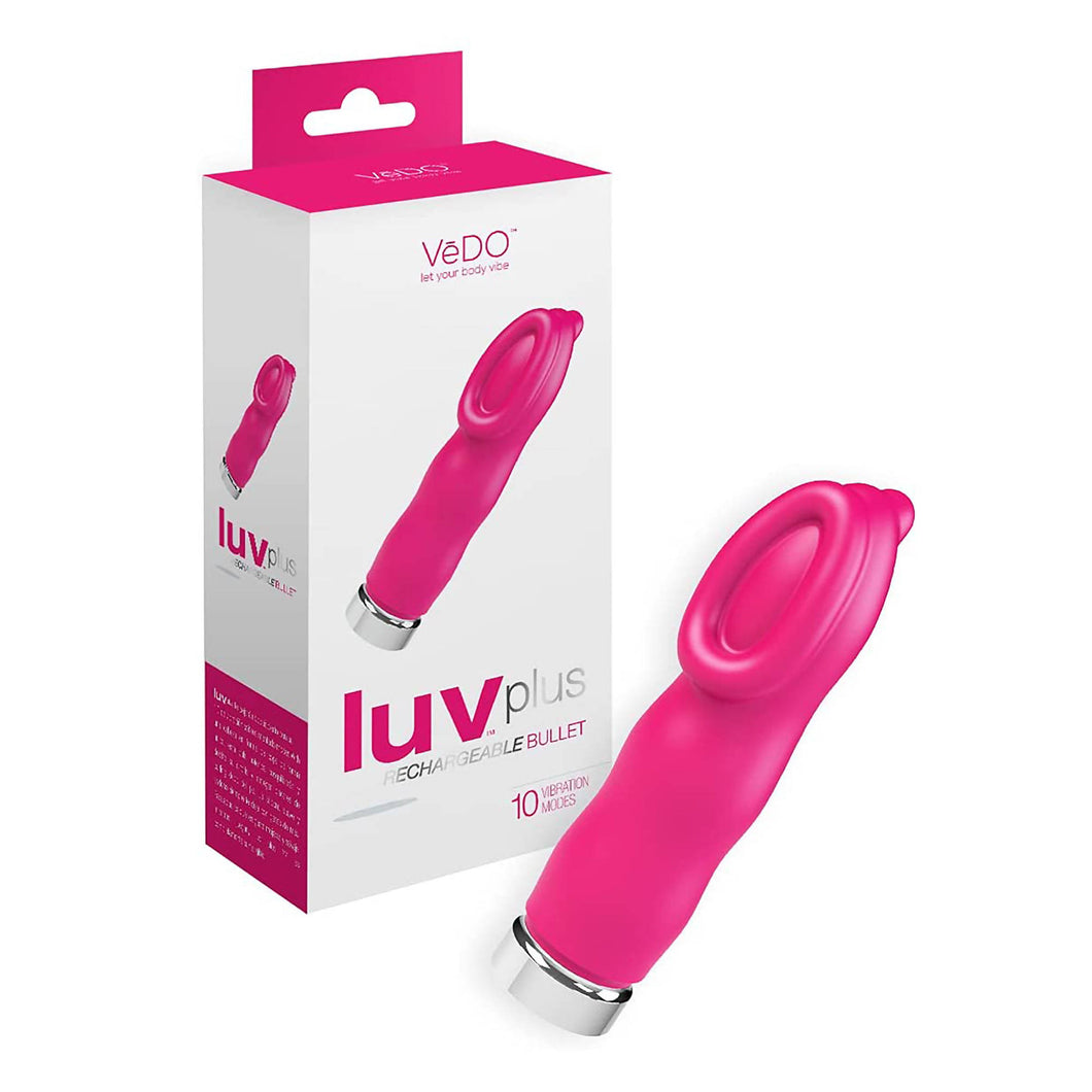 VeDO LUV PLUS Rechargeable Vibe - Foxy Pink