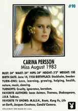 Load image into Gallery viewer, Playboy August Edition #90 Carina Persson
