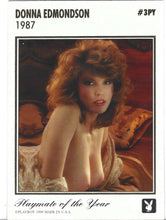 Load image into Gallery viewer, Playboy October Edition Playmate of the Year Donna Edmondson Card #3PY
