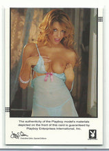 Load image into Gallery viewer, Playboy Lingerie Chest Triana Iglesias Memorabilia Wardrobe Card
