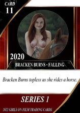 Load image into Gallery viewer, 2022 Girls on Film Series 1 Bracken Burns Nude Card
