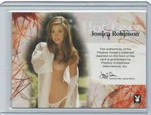 Load image into Gallery viewer, Playboy Lingerie Hot Lace Jessica Robinson Memorabilia Card
