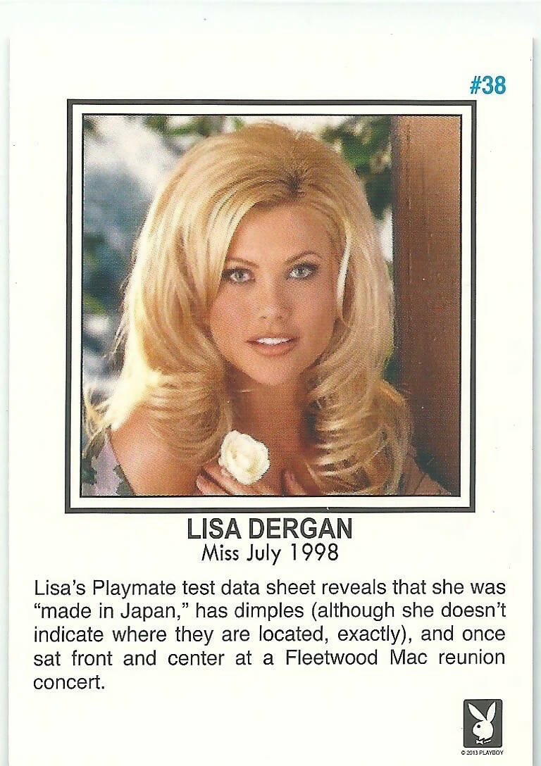 Copy of Playboy Centerfold Update 2 (1997 - 1999) Lisa Dergan Card #38