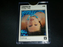 Load image into Gallery viewer, Playboy August Edition Samantha Fox Promo Auto Card
