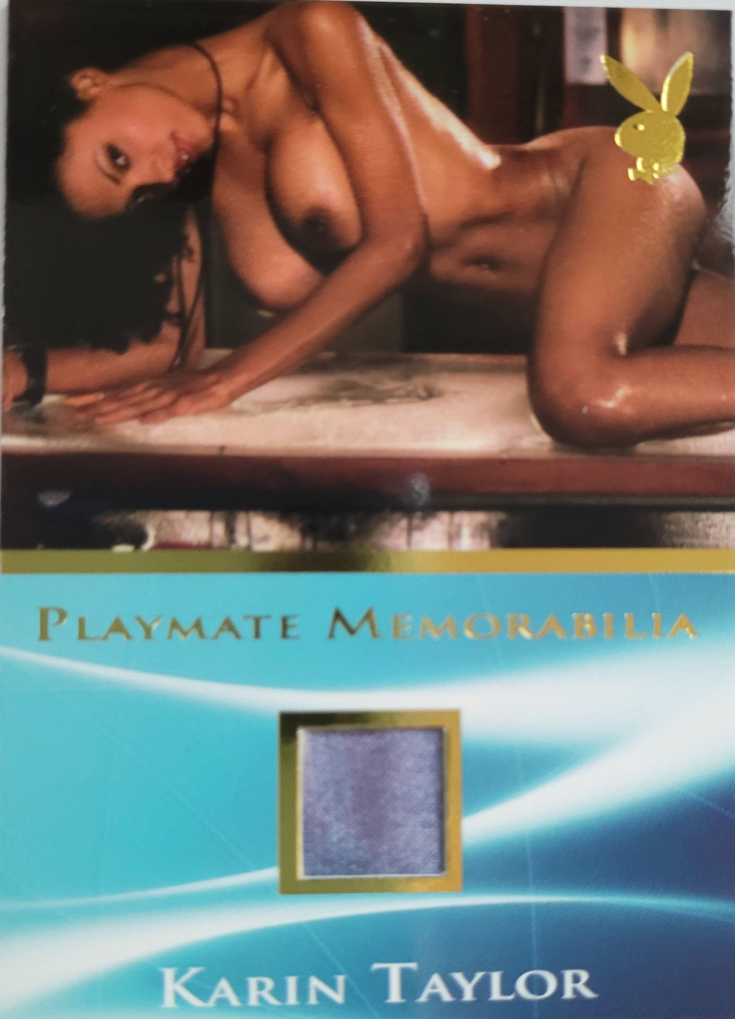 PLAYBOY'S WET &WILD lll GOLD MEMORABILIA KARIN TAYLOR