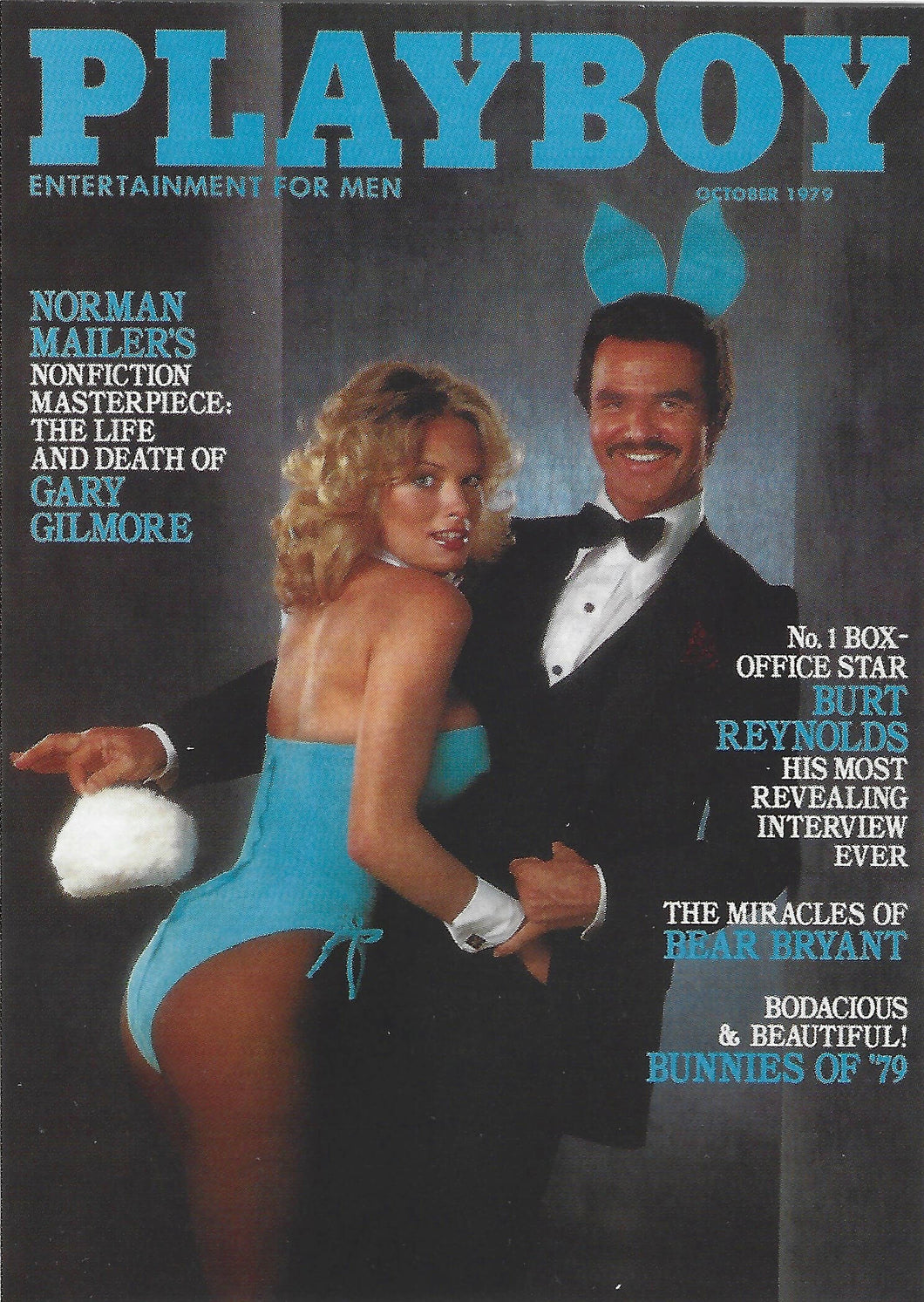 Playboy October Edition Cover Bert Reynolds Card #76