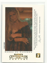 Load image into Gallery viewer, Playboy&#39;s Centerfolds Of The Century Debra Jo Fondren Autograph Card
