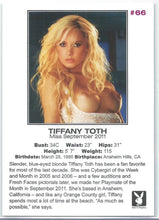 Load image into Gallery viewer, Playboy Centerfold Update 6 (2009-2011) Tiffany Toth Card # 66
