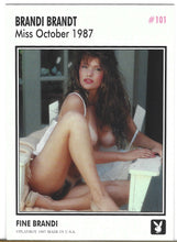 Load image into Gallery viewer, Playboy October Edition Brandi Brandt Card #101
