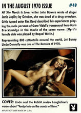 Load image into Gallery viewer, Playboy August Edition #49 Playboy Cover
