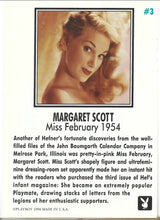 Load image into Gallery viewer, Playboy February Edition Margaret Scott Card #3
