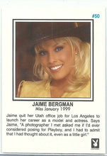 Load image into Gallery viewer, Playboy Centerfold Update 2 (1997 - 1999) Jaime Bergman Card #50
