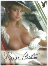 Load image into Gallery viewer, Playboy Voluptuous Vixens Lynn Austin Gold Foil Autographed Card
