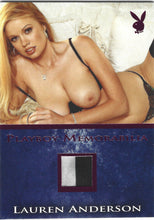 Load image into Gallery viewer, Playboy&#39;s Bare Assets Lauren Anderson Pink Foil Memorabilla Card
