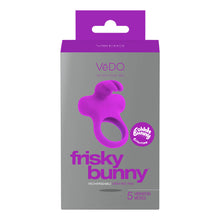 Load image into Gallery viewer, VeDO FRISKY BUNNY Vibrating Ring (Perfectly Purple)
