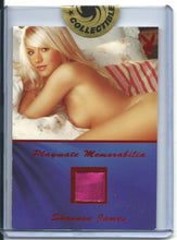 Load image into Gallery viewer, Playboy Centerfold Update 5 Shannon James Pink Foil Memorabilia Case Topper Card
