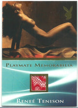 Load image into Gallery viewer, Playboy Wet &amp; Wild 3 Renee Tenison Gold Foil Memorabilia Card
