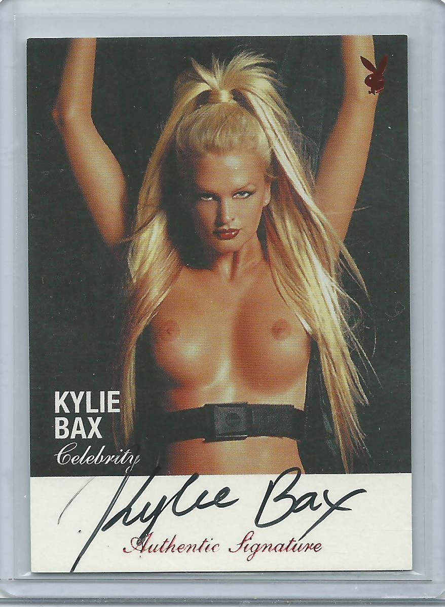 Playboy Centerfold Update 94-96 Kylie Bax Red Foil Autograph Card