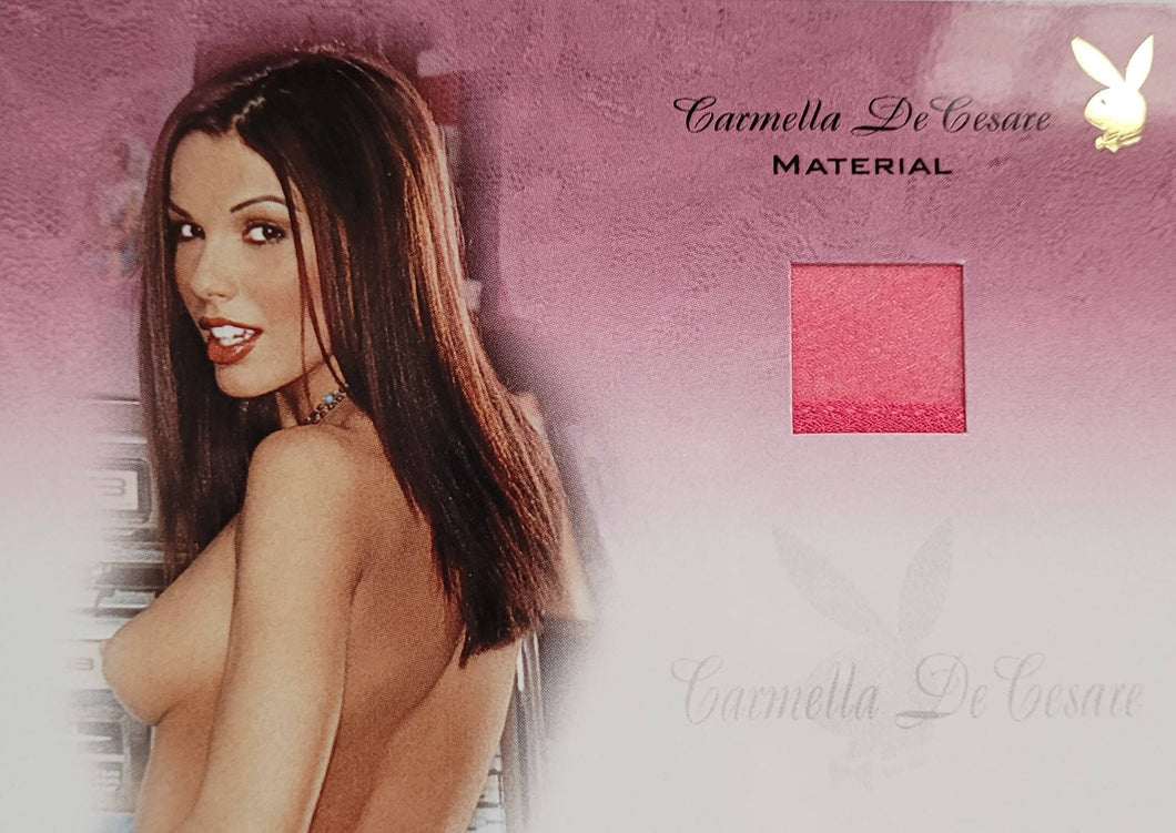 PLAYBOY'S TOO HOT TO HANDLE GOLD MATERIAL CARMELLA DeCESARE