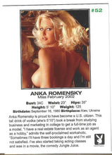 Load image into Gallery viewer, Playboy Centerfold Update 3 (2000 - 2002) Anka Romensky Card #52
