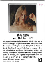 Load image into Gallery viewer, Playboy October Edition Hope Olson Card #69
