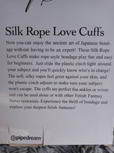 Load image into Gallery viewer, Silk Rope Love Cuffs
