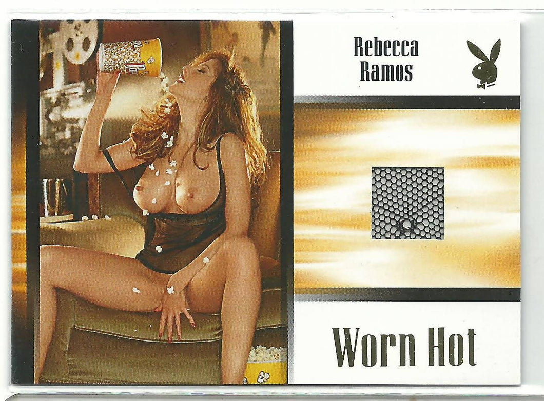 Playboy Too Hot To Handle Rebecca Ramos Worn Hot Memorabilia Card