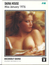 Load image into Gallery viewer, Playboy January Edition Daina House Card #68
