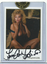 Load image into Gallery viewer, Playboy 50th Anniversary Lesa Padriana Gold Foil Autograph Card
