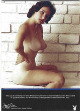 Load image into Gallery viewer, Playboy&#39;s Bare Assets Jean Cannon Gold Foil Archived Memorabilia Card
