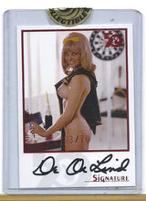 Load image into Gallery viewer, Playboy 50th Anniversary DeDe Lind Red Foil Autograph Card
