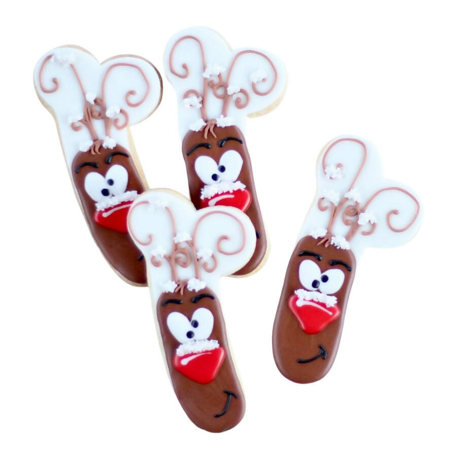 Rudolph The Red Nosed Reindeer Penis Cookies